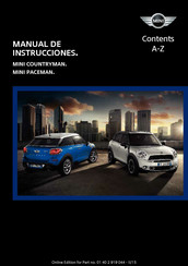 Mini Countryman 2014 Manual De Instrucciones