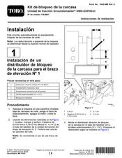 Toro Groundsmaster 4700-D Instrucciones De Instalación