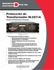 BECKWITH ELECTRIC M-3311A Instrucciones