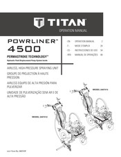 Titan POWRLINER 4500 Instrucciones De Uso