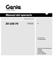 Terex Genie ZX-135/70 Manual Del Operario