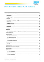 Watson-Marlow 701RBXA Manual Del Usuario