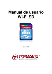 Transcend Wi-Fi SD Manual De Usuario