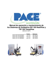 pace TW 100 TempWise Manual De Operación Y Mantenimiento