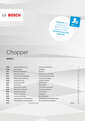 Bosch MMRP1000 Manual De Usuario