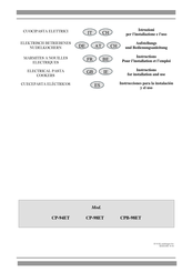 Lotus DELTA 900 CP-98ET Instrucciones Para La Instalación Y El Uso