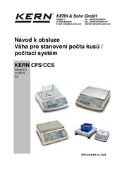 KERN CFS 50K-3 Manual De Instrucciones