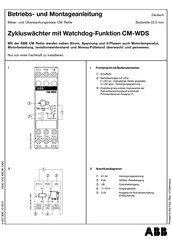 ABB CM Serie Instrucciones De Servicio Y De Montaje