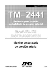 A&D Medical TM-2441 Manual De Instrucciones