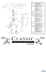 Price Pfister CLASSIC Serie Instrucciones Para La Instalación