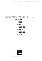 dali PHANTOM H-60 Manual De Instrucciones