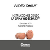 Widex DAILY D-XP Instrucciones De Uso