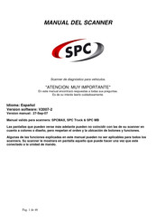 SPC SPCMAX, Truck Manual