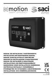 Saci pumps [e]motion Serie Manual De Instalación Y Mantenimiento