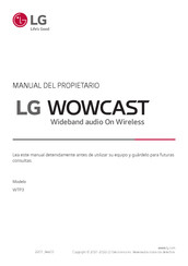 LG WOWCAST WTP3 Manual Del Propietário