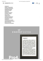 Energy System Pro 4 Manual Del Usuario