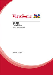 ViewSonic Thin Client SC-T46 Guia Del Usuario