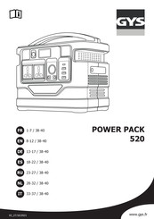GYS POWER PACK 520 Manual Del Usuario