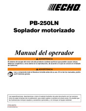 Echo PB-250LN Manual Del Operador