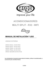 Argoclima ARGO TRIAL 21 DCI R32 Manual De Instalacion Y Uso