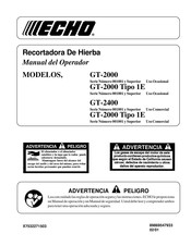 Echo GT-2000 Manual Del Operador