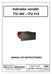 Bamo ITU 404 Manual De Instrucciones