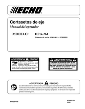 Echo HCA-261 Manual Del Operador