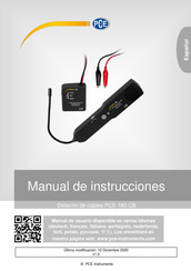 PCE Instruments PCE-160 CB Manual De Instrucciones