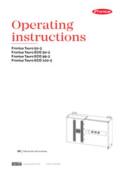 Fronius Tauro Eco 99-3-P Manual De Instrucciones