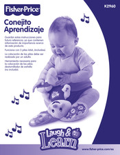 Fisher-Price Laugh & Learn K2960 Manual Del Usuario