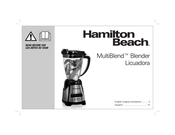 Hamilton Beach MultiBlend 58158 Manual Del Usuario