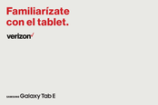 Samsung Galaxy Tab E Manual Del Usuario