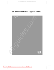 HP Photosmart R827 Manual Del Usuario