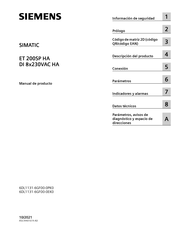 Siemens 6DL1131-6GF00-0EK0 Manual De Producto