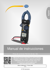 PCE Instruments PCE-DC 50 Manual De Instrucciones