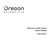 Oregon Scientific RAR502 Manual Del Usuario