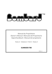 Bombard SUNRIDER 700 Manual Del Propietário