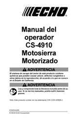 Echo CS-4910 Manual Del Operador