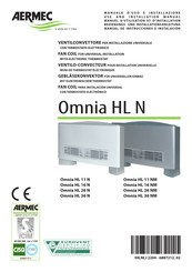 AERMEC Omnia HL 16 N Manual De Instrucciones E Instalación