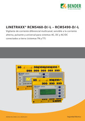 Bender LINETRAXX RCMS490-L Serie Manual De Instrucciones