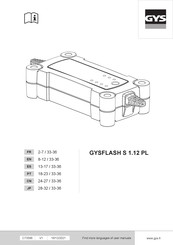GYS GYSFLASH S 1.12 PL Manual De Uso