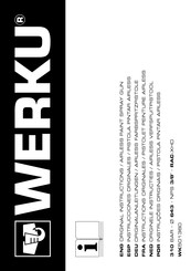 WERKU AIRLESS WK501360 Instrucciones Originales