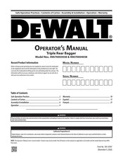 DeWalt 49A70003038 Manual Del Operador