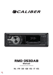 Caliber RMD 053DAB Manual Del Usuario