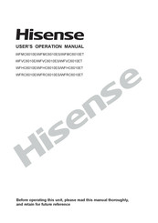 Hisense WFHC6010E Manual De Funcionamiento