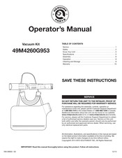 Genuine Factory Parts 49M4260G953 Manual Del Operador