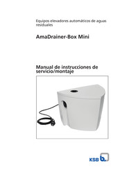 KSB AmaDrainer-Box Mini C Manual De Instrucciones De Servicio/Montaje