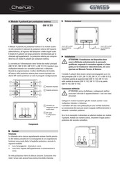 Gewiss Chorus GW 18 321 Manual Del Usuario