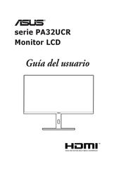 Asus PA32UCR Serie Guia Del Usuario