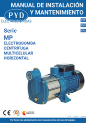 PYD Electrobombas MP100 Manual De Instalación Y Mantenimiento